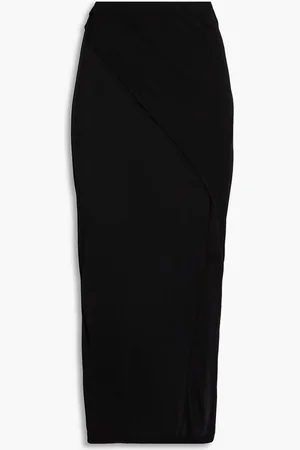 Diane von Furstenberg Archer wrap-effect jersey midi skirt