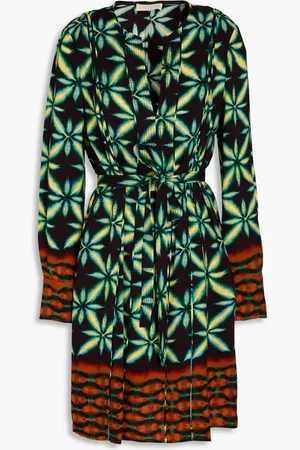 ULLA JOHNSON Daisy printed crepe mini dress
