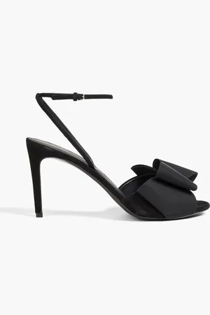 Salvatore Ferragamo Zaira bow-detailed suede sandals