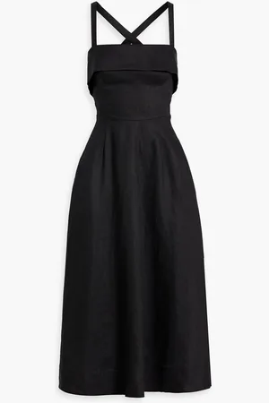Nicholas Linen midi dress
