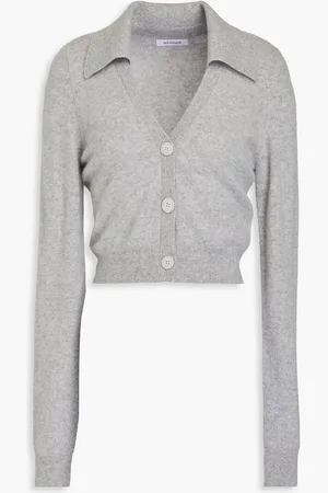NAADAM Cropped cashmere cardigan - Gray