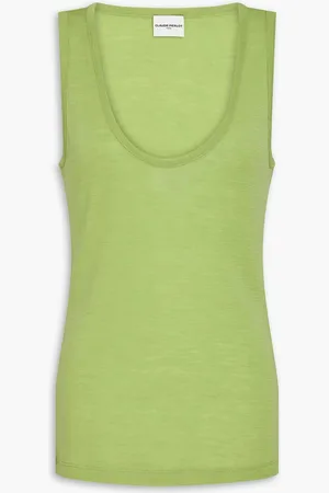 Claudie Pierlot Wool tank - Green