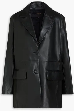 Maje Leather blazer