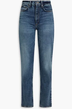 RAG&BONE Wren high-rise slim-leg jeans - Blue