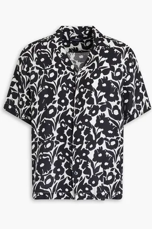 Frescobol Carioca Roberto floral-print linen shirt