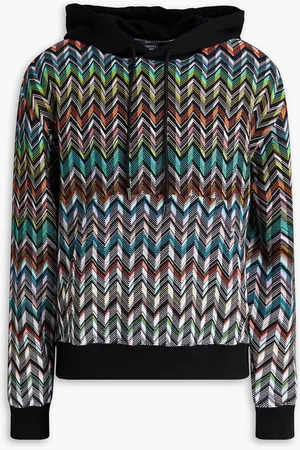 Missoni Crochet-knit cotton-blend hoodie