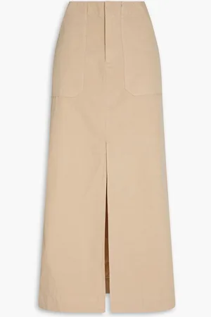 RAG&BONE Leyton cotton maxi skirt - Neutral