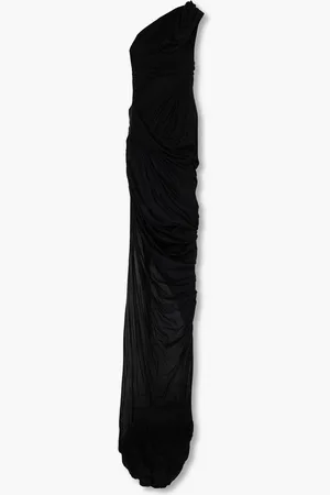 Rick Owens Lido one-shoulder draped cotton-jersey gown