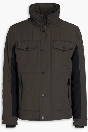 Fusalp Pascal scuba-paneled quilted shell jacket - Green