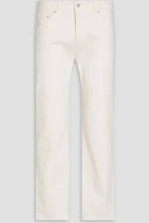 OFFICINE GENERALE James straight-fit denim jeans - White