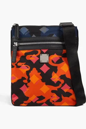 MCM Dieter printed shell messenger bag