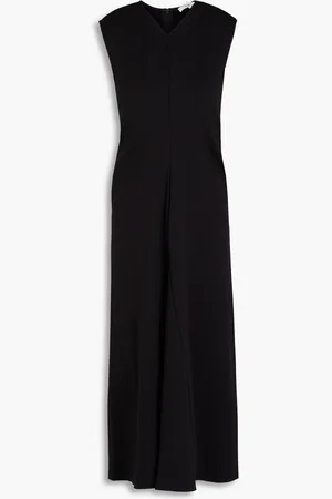 tibi Ruched scuba midi dress