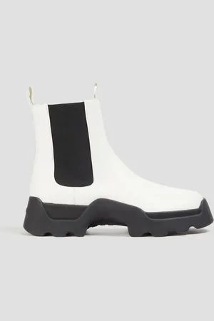 Proenza Schouler Leather Chelsea boots - White