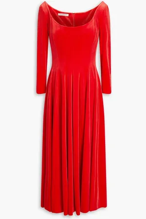 Serafini Velvet midi dress