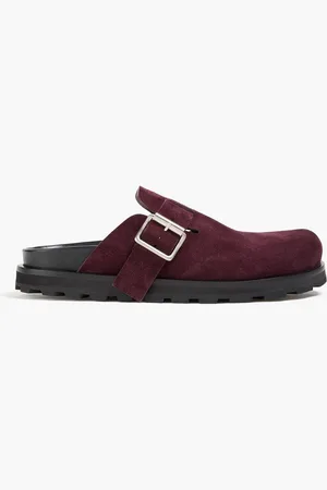 Jil Sander Suede clogs - Purple