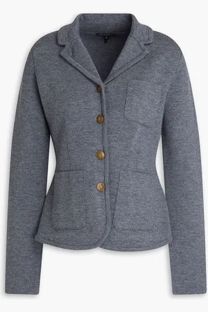 RAG&BONE Abigail merino wool-blend blazer - Gray