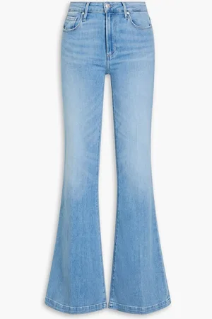 Paige Genevieve mid-rise flared jeans - Blue