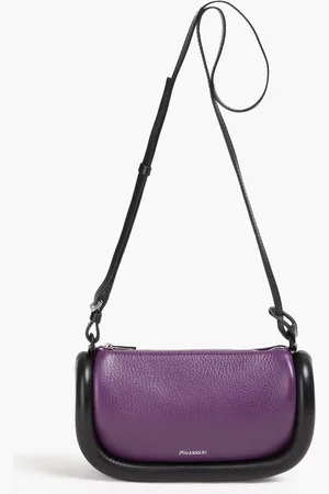 J.W.Anderson Bumper 12 two-tone textured-leather shoulder bag