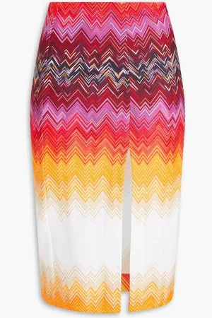 Missoni Crochet-knit skirt