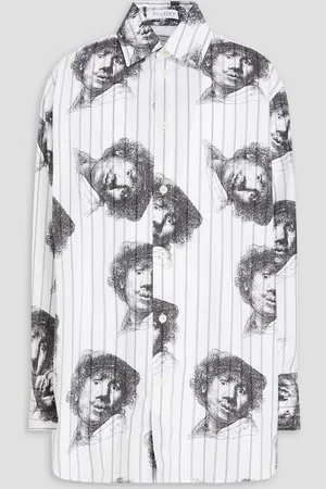 J.W.Anderson Printed cotton-poplin shirt