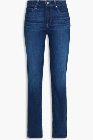 Paige Hoxton mid-rise straight-leg jeans - Blue