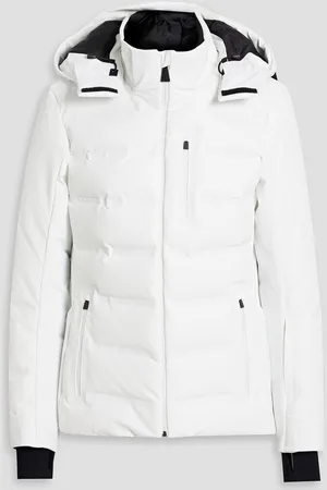 Aztech Nuke quilted ski hooded jacket - Blue