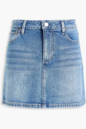 ALICE+OLIVIA Alice Olivia - Joss denim mini skirt - Blue