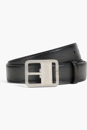 Montblanc Pebbled-leather belt 