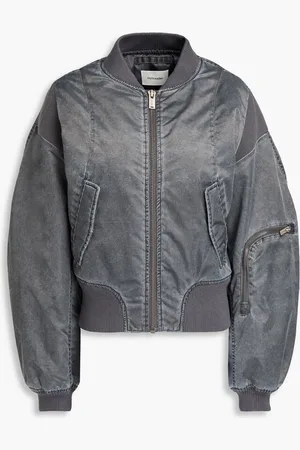 Holzweiler Twill bomber jacket - Gray