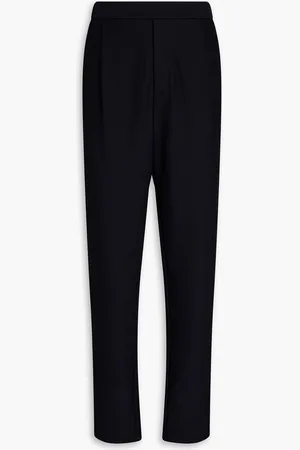 Giorgio Armani Pleated stretch-mesh pants