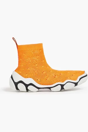 RED(V) Mesh high-top sneakers - Orange