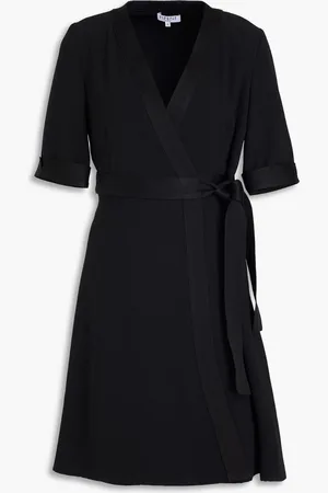Claudie Pierlot Crepe wrap mini dress