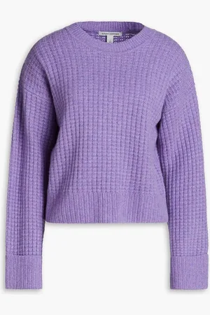 AUTUMN CASHMERE Waffle-knit cashmere sweater