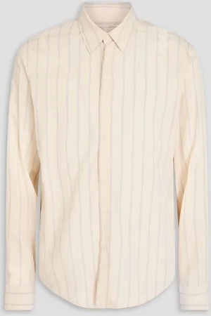 Sandro Pinstriped woven shirt - White