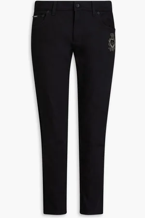 Dolce & Gabbana Appliquéd denim jeans