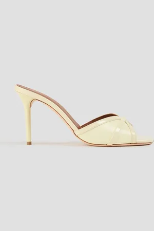MALONE SOULIERS Perla leather mules - White