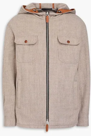 Giorgio Armani Wool hooded jacket - Neutral