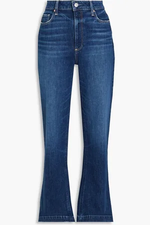 Paige Leenah high-rise flared jeans - Blue