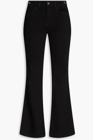 Maje Mid-rise flared jeans