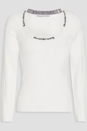 Alexander Wang Stretch-knit top - White