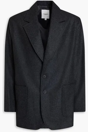 LE 17 SEPTEMBRE Wool-blend felt blazer - Gray