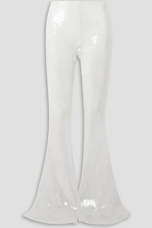 16Arlington Koro sequined tulle flared pants