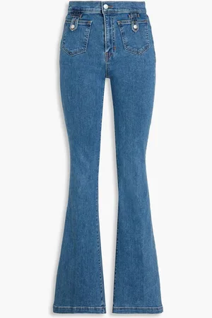 VERONICA BEARD Beverly high-rise flared jeans - Blue