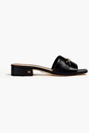 Sam Edelman Daphna embellished leather mules