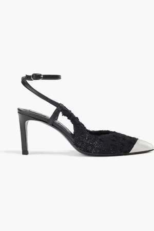 IRO Damaia metallic fil coupé pumps