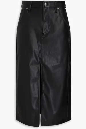 RAG&BONE Sid faux leather midi skirt