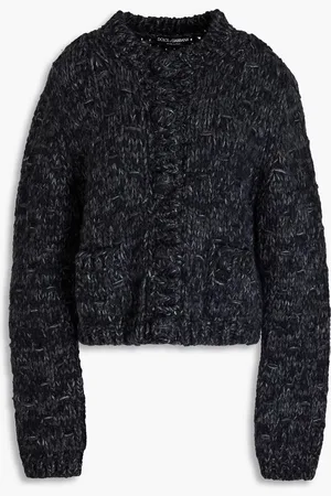 Dolce & Gabbana Mélange knitted cardigan - Gray