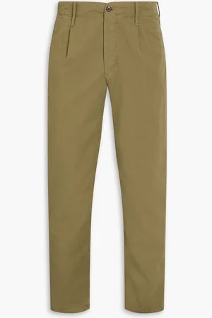 SLOWEAR Incotex cotton-blend chinos - Green
