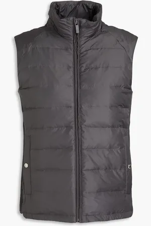 Thom Browne Quilted shell down vest - Gray