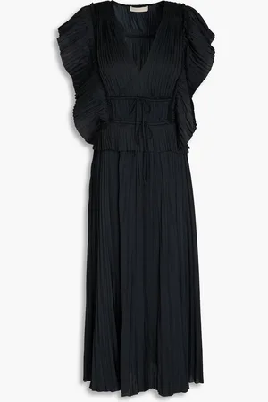 ULLA JOHNSON Letty satin midi dress